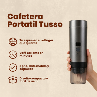 TUSSO® - CAFETERA PORTÁTIL